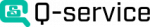 Логотип сервисного центра Q-service